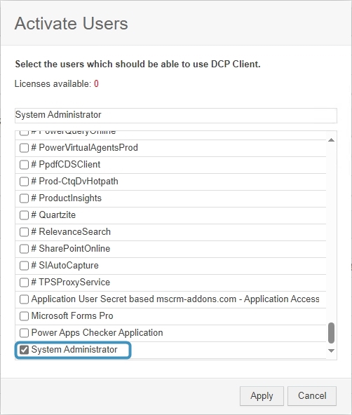 How to activate per User Licensing in Dynamics 365