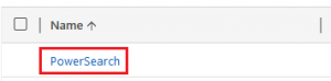 Open PowerSearch