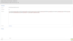 Example entity and created lookup field names.