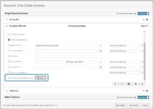 Open the configuration to define Phone fields.