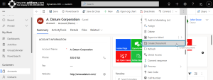 Select the Create Document button.