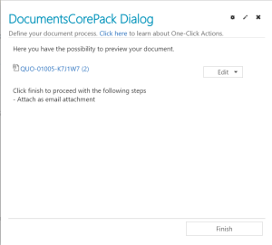 Preview the document with SharePoint enabled