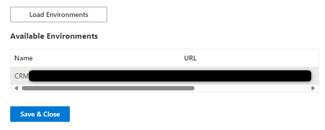 Selecting an available environment