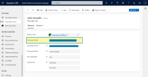Add the DocuSign email