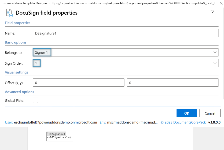 Assigning Signers