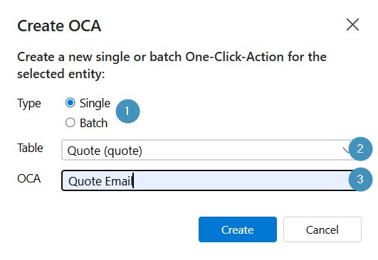 Naming the OCA