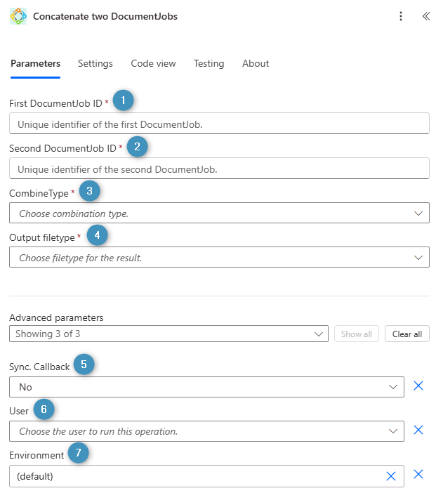Concatenate two DocumentJobs