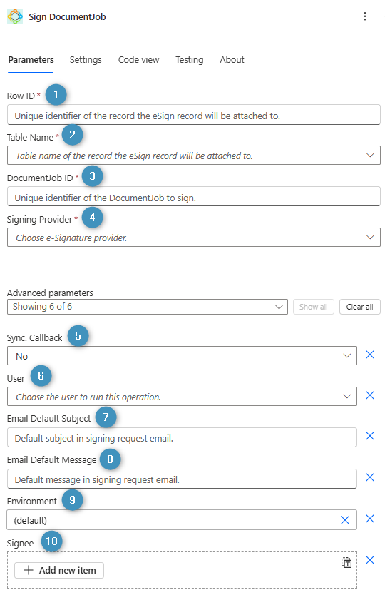 Sign DocumentJob