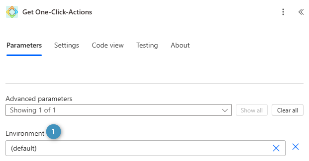 Get One-Click-Actions