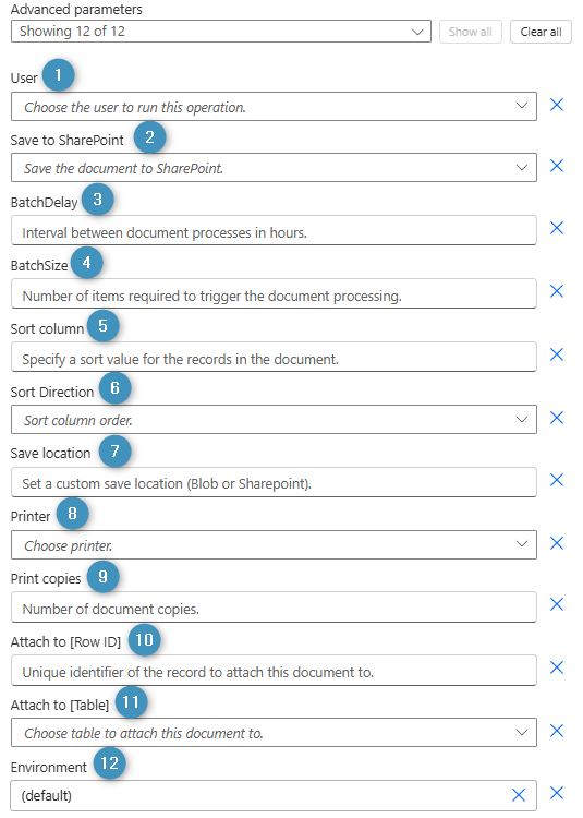 Process batch in customer journey (async) (advanced parameters)