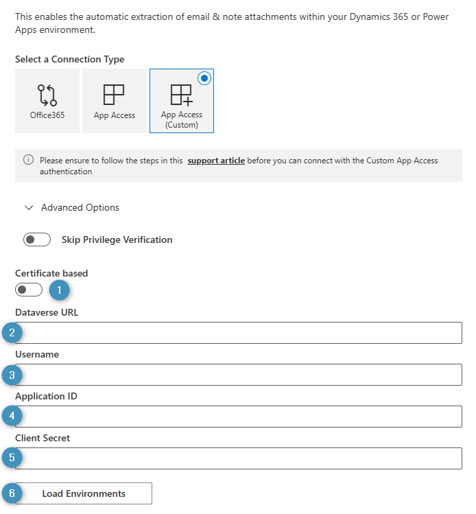Creating a client secret-based connection profile