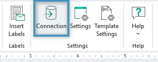The Connection button